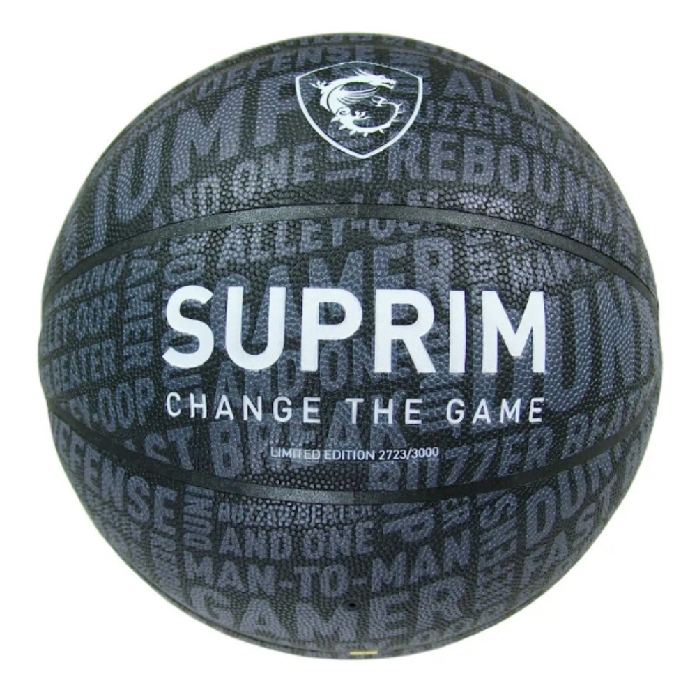 Suprim black basketball, Not Inflated, New, Toy Kid Teen Sports Ball Bball